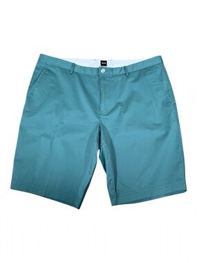 Boss Hugo Boss Crigan Men’s Flat Front Stretch Regular Fit Chino Shorts Size 38